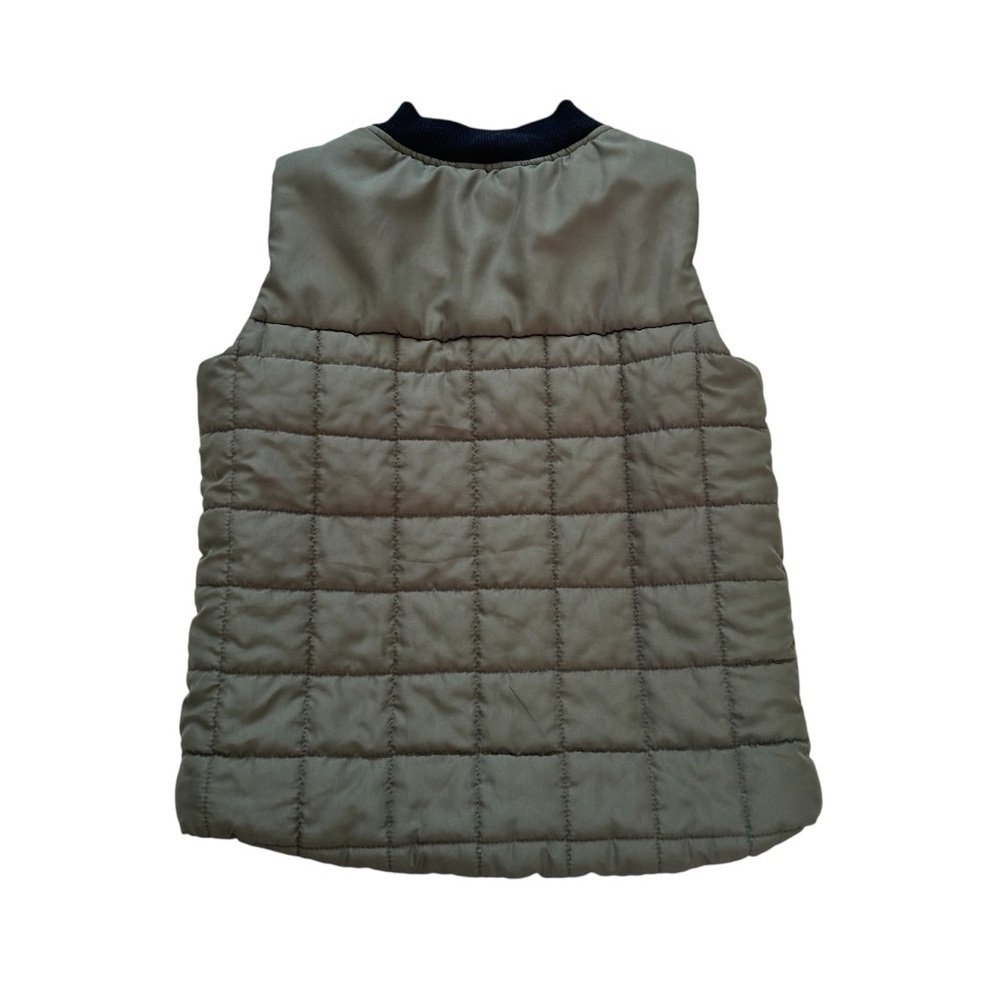 Timberland Olive Green Quilted Vest Boys Size 5 Outdoor Travel - Picture 4 of 6